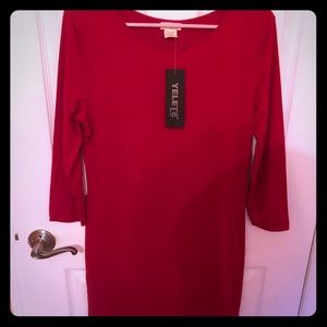 Red Bodycon dress - NWT